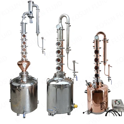 100L 구리 보드카 환류 컬럼 스틸